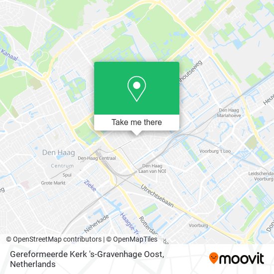 Gereformeerde Kerk 's-Gravenhage Oost map