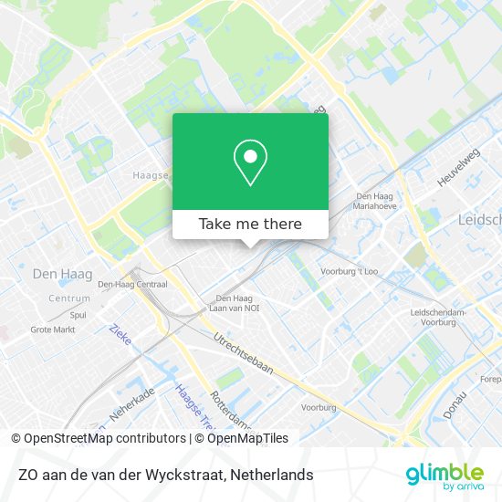 ZO aan de van der Wyckstraat Karte