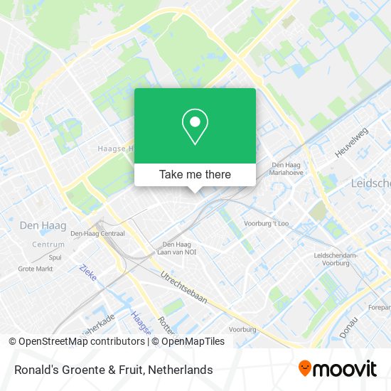 Ronald's Groente & Fruit map