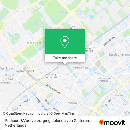 Pedicure&Voetverzorging Jolanda van Gisteren Karte