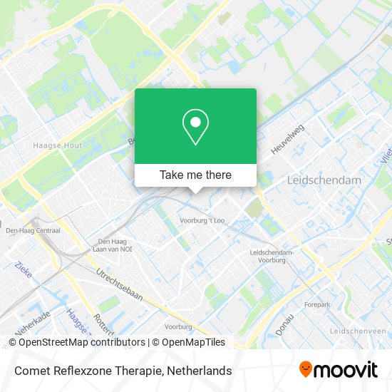 Comet Reflexzone Therapie map