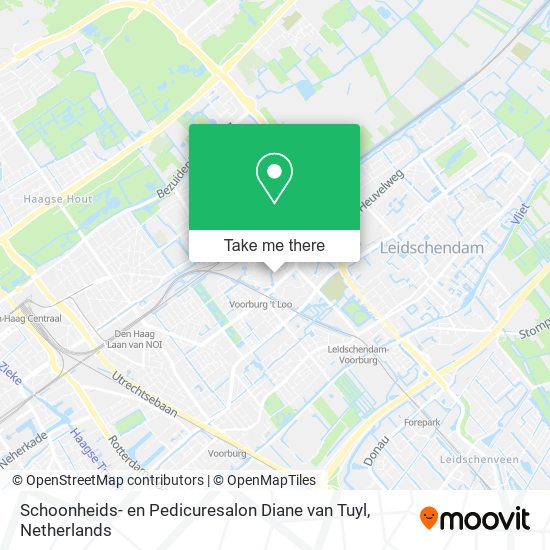 Schoonheids- en Pedicuresalon Diane van Tuyl map