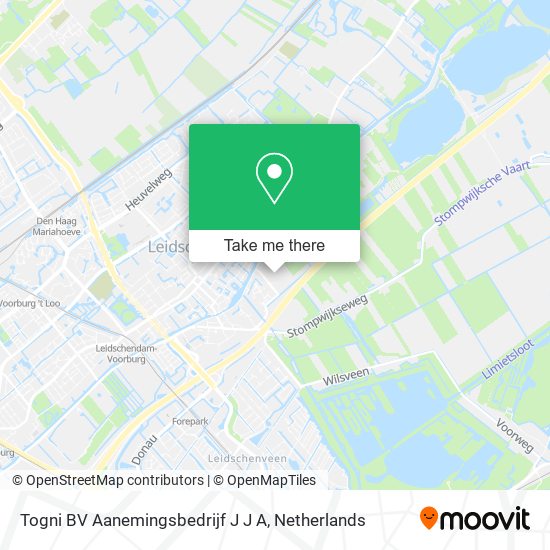 Togni BV Aanemingsbedrijf J J A map