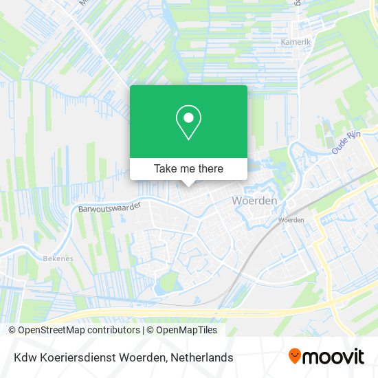 Kdw Koeriersdienst Woerden map