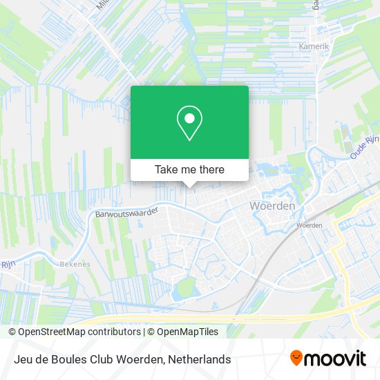 Jeu de Boules Club Woerden map