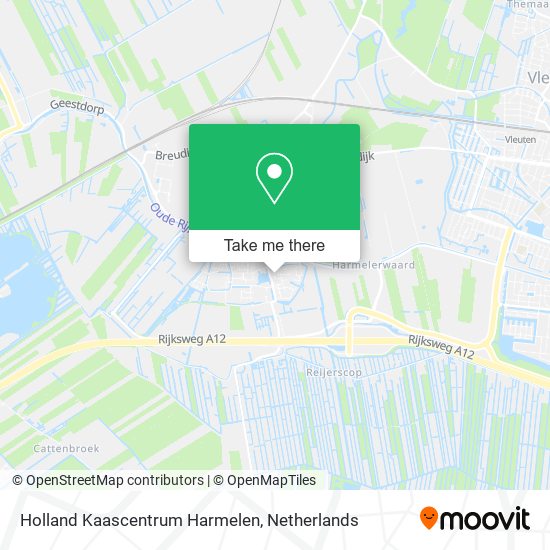 Holland Kaascentrum Harmelen map