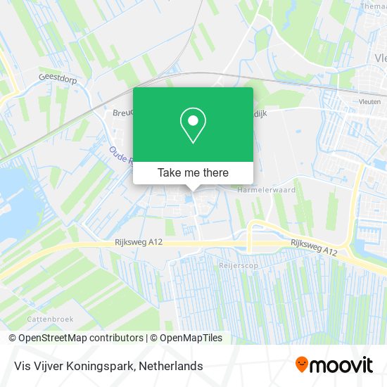 Vis Vijver Koningspark map