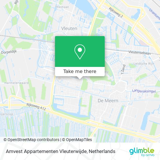 Amvest Appartementen Vleuterwijde map