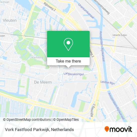 Vork Fastfood Parkwijk map