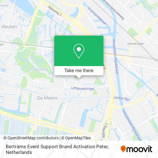 Bertrams Event Support Brand Activation Peter map