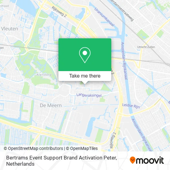 Bertrams Event Support Brand Activation Peter map