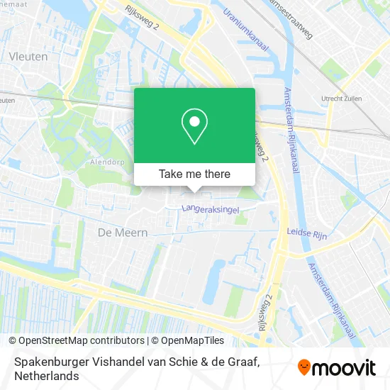 Spakenburger Vishandel van Schie & de Graaf Karte