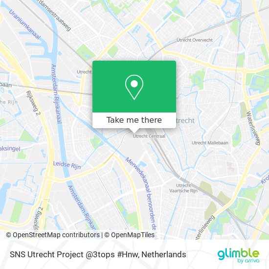 SNS Utrecht Project @3tops #Hnw Karte