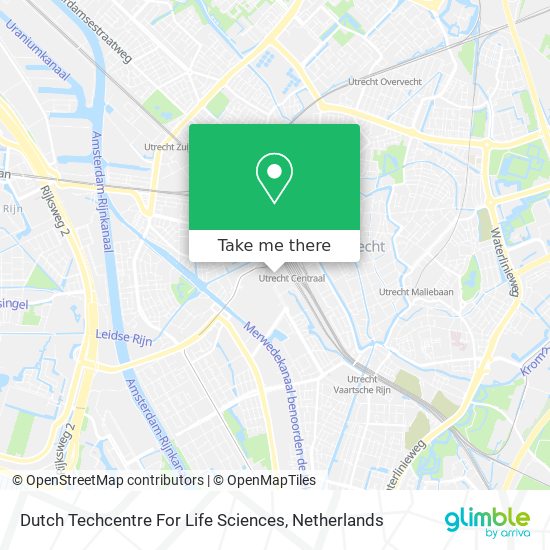 Dutch Techcentre For Life Sciences Karte