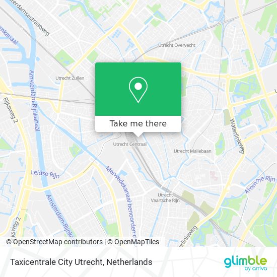 Taxicentrale City Utrecht map