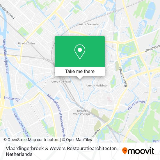 Vlaardingerbroek & Wevers Restauratiearchitecten map