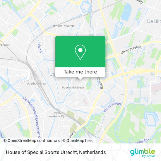 House of Special Sports Utrecht map