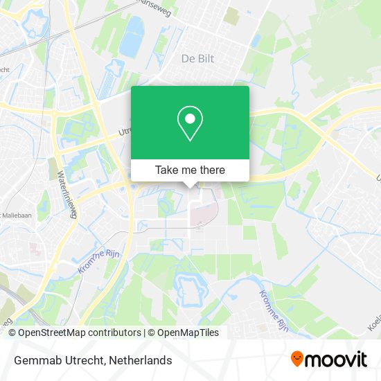 Gemmab Utrecht map