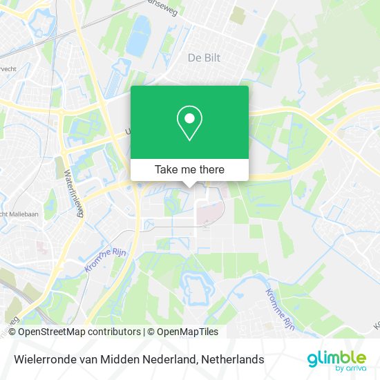 Wielerronde van Midden Nederland Karte