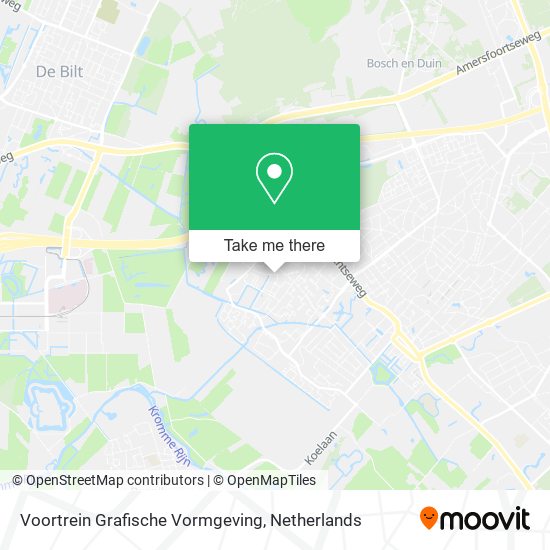 Voortrein Grafische Vormgeving Karte