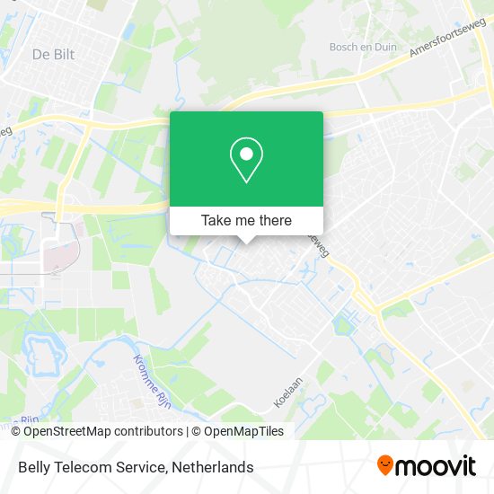 Belly Telecom Service map