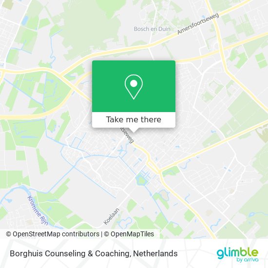 Borghuis Counseling & Coaching map