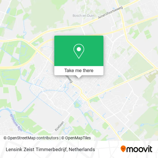 Lensink Zeist Timmerbedrijf map