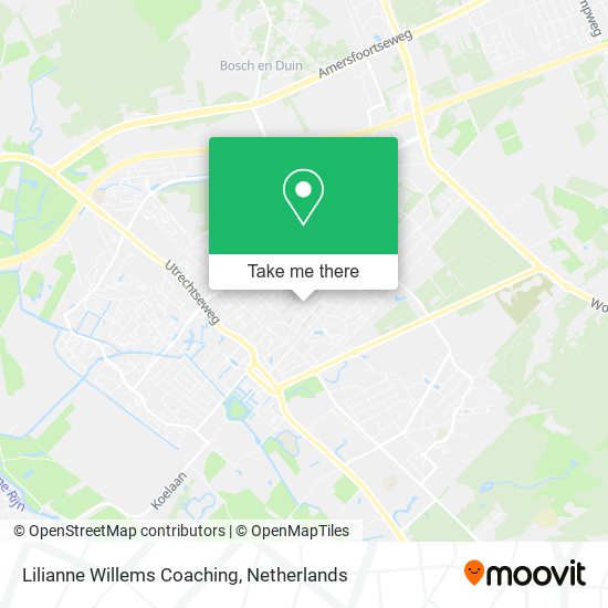 Lilianne Willems Coaching map