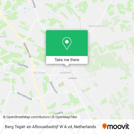 Berg Tegel- en Afbouwbedrijf W A vd map