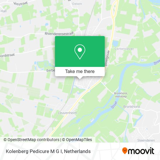 Kolenberg Pedicure M G I map