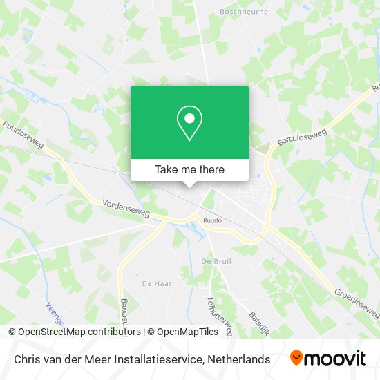 Chris van der Meer Installatieservice map