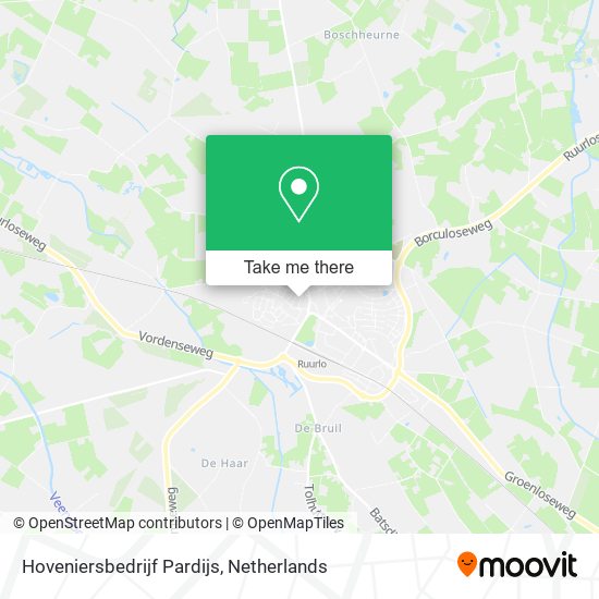 Hoveniersbedrijf Pardijs map