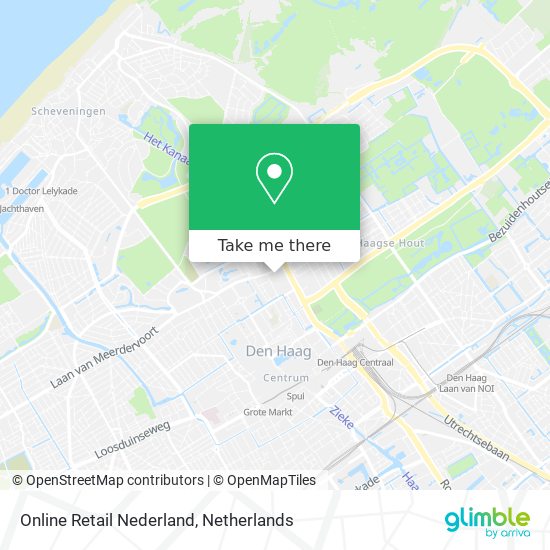 Online Retail Nederland map