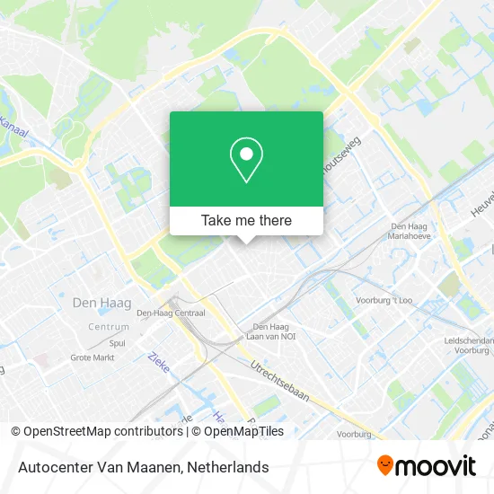 Autocenter Van Maanen Karte