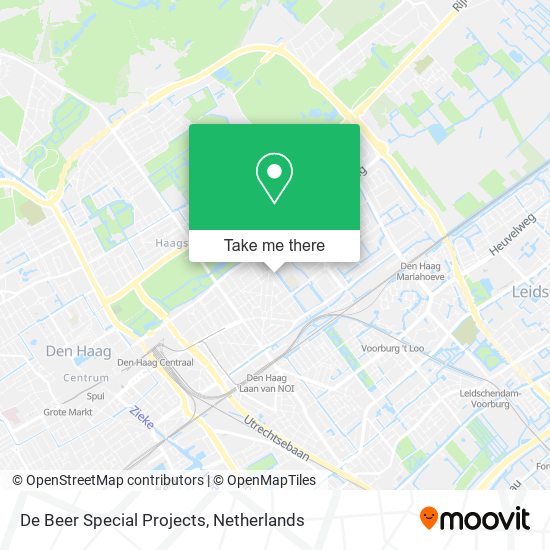 De Beer Special Projects map