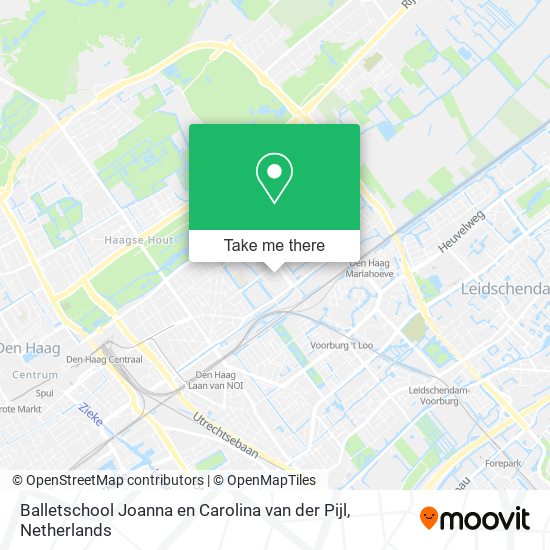 Balletschool Joanna en Carolina van der Pijl map