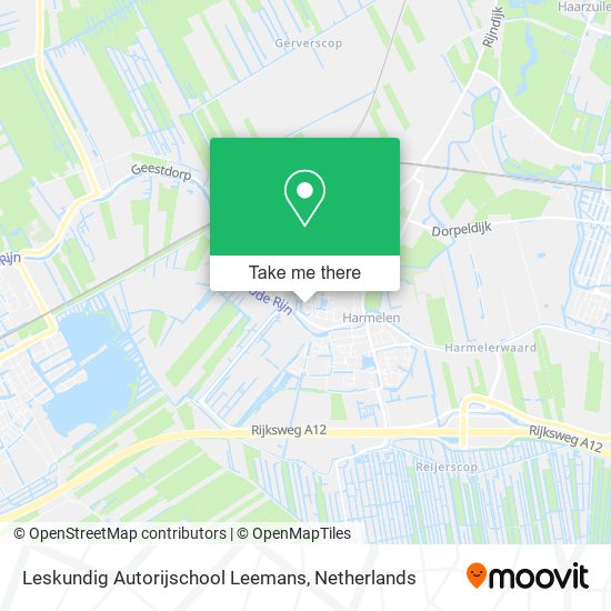 Leskundig Autorijschool Leemans map