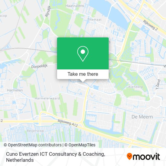 Cuno Evertzen ICT Consultancy & Coaching map