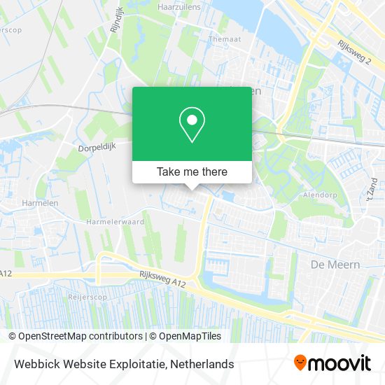 Webbick Website Exploitatie map