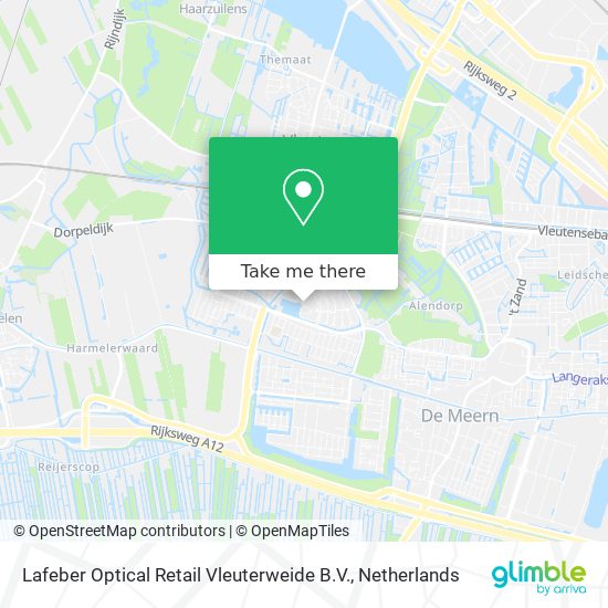 Lafeber Optical Retail Vleuterweide B.V. map