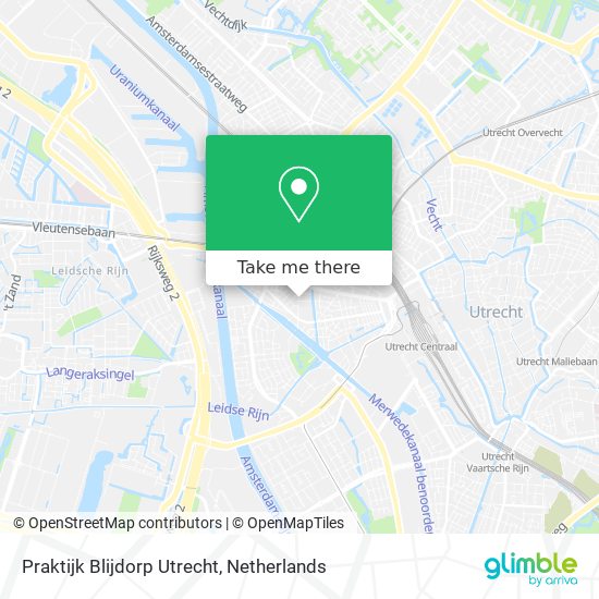 Praktijk Blijdorp Utrecht map