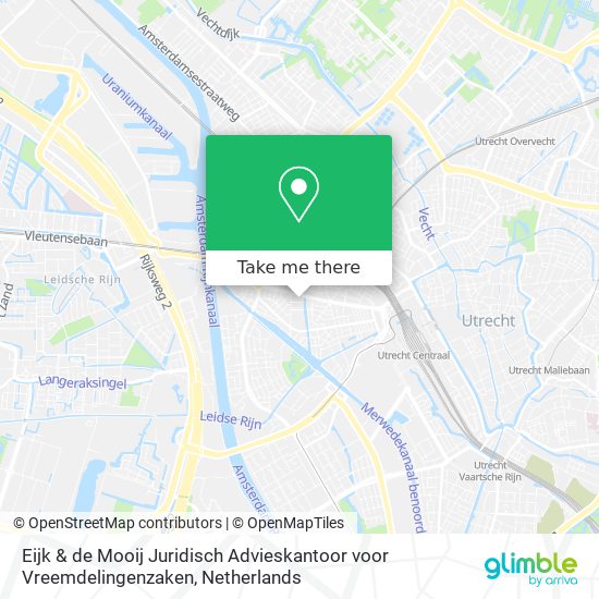 Eijk & de Mooij Juridisch Advieskantoor voor Vreemdelingenzaken Karte
