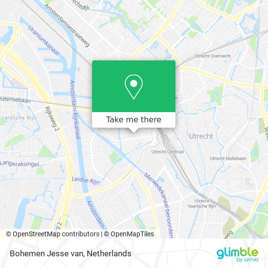 Bohemen Jesse van map