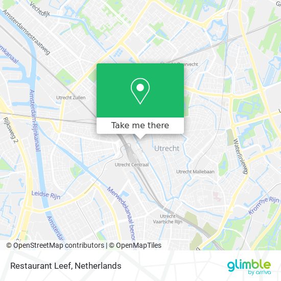 Restaurant Leef map