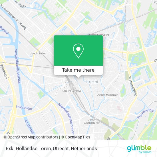 Exki Hollandse Toren, Utrecht map