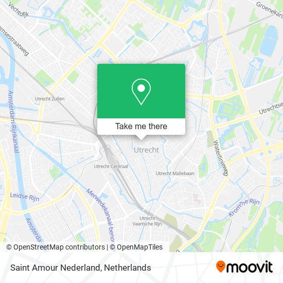 Saint Amour Nederland map