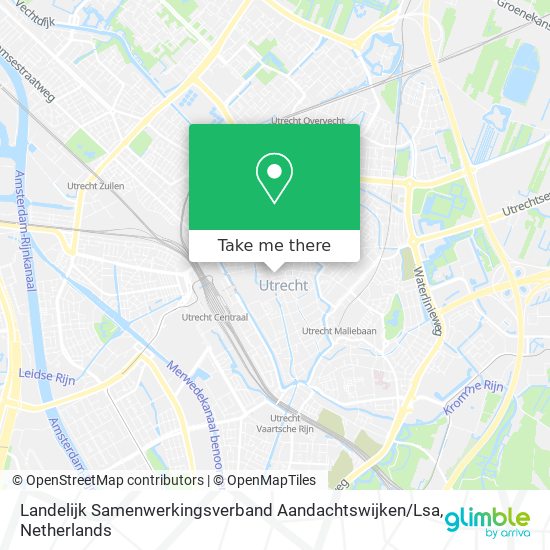 Landelijk Samenwerkingsverband Aandachtswijken / Lsa map