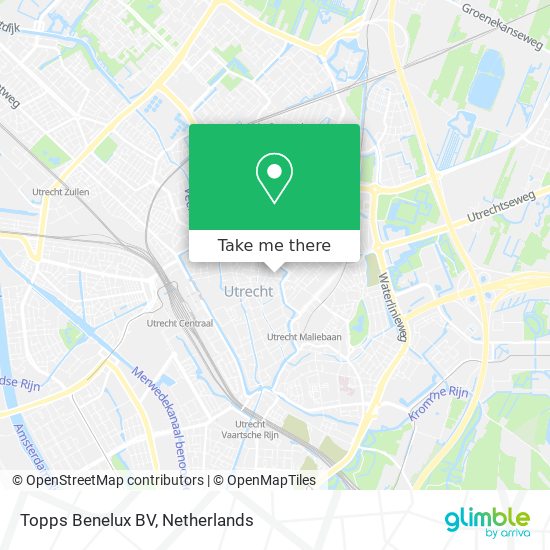 Topps Benelux BV map