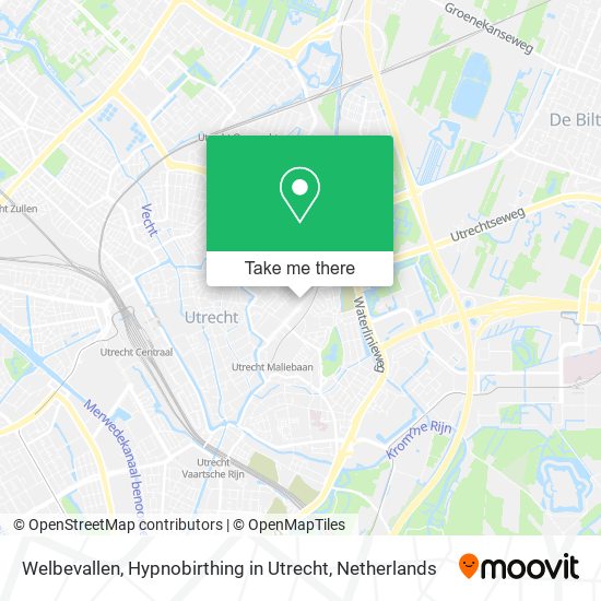 Welbevallen, Hypnobirthing in Utrecht map