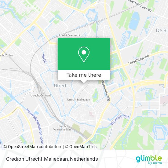 Credion Utrecht-Maliebaan Karte